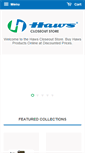 Mobile Screenshot of hawscloseouts.com